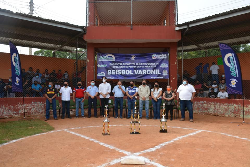 La Universidad Tecnológica del Mayab fue sede de los encuentros deportivos de béisbol en el marco del Primer Encuentro Deportivo de Instituciones de Educación Superior de Yucatán