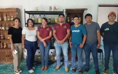 Realizaron un recorrido en la Casa de las Semillas de la comunidad de Chacsinkín