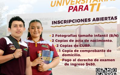 En la Universidad Tecnológica del Mayab tenemos las puertas abiertas para ti